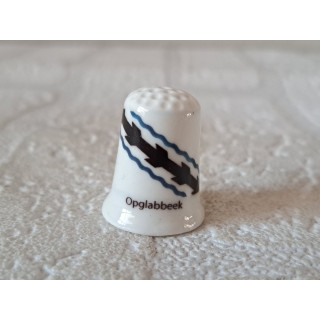 Opglabbeek vlag Belgie vingerhoedje