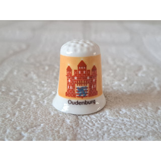 Oudenburg vlag Belgie vingerhoedje