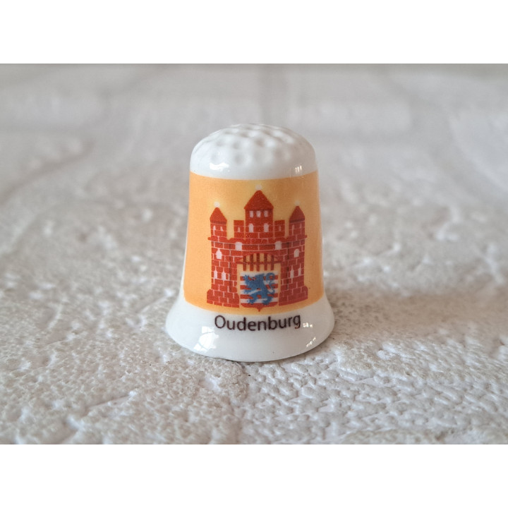 Oudenburg vlag Belgie vingerhoedje