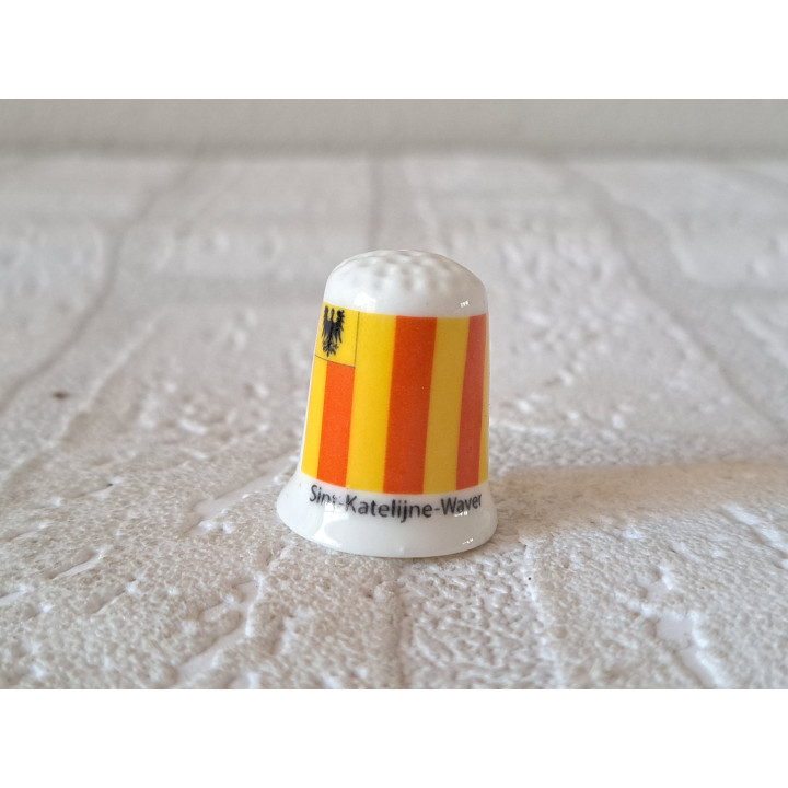 Sint-Katelijne-Waver vlag Belgie vingerhoedje