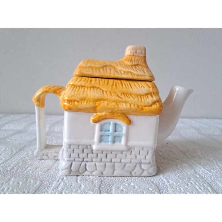 Theehuis theepotje, porselein 19.5x10x14.5cm - Verzamelobjecten