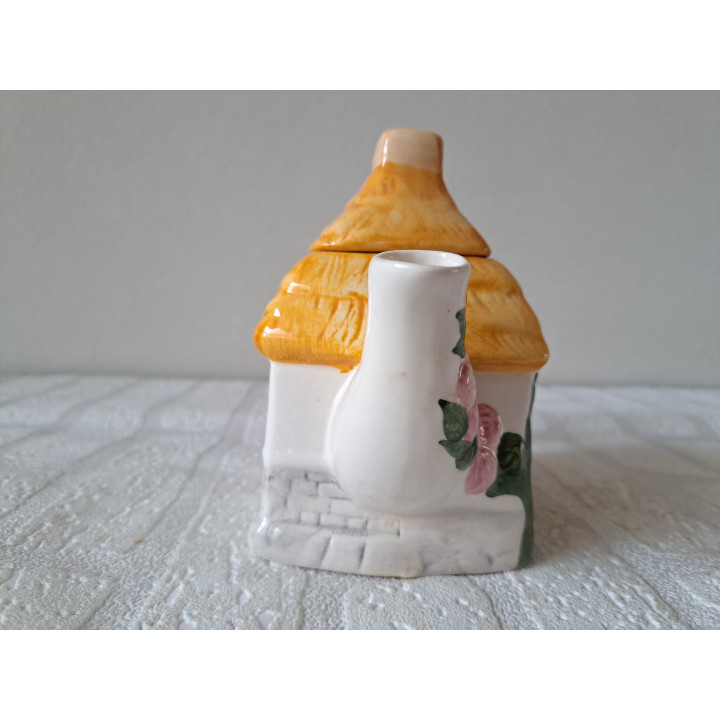 Theehuis theepotje, porselein 19.5x10x14.5cm - Verzamelobjecten
