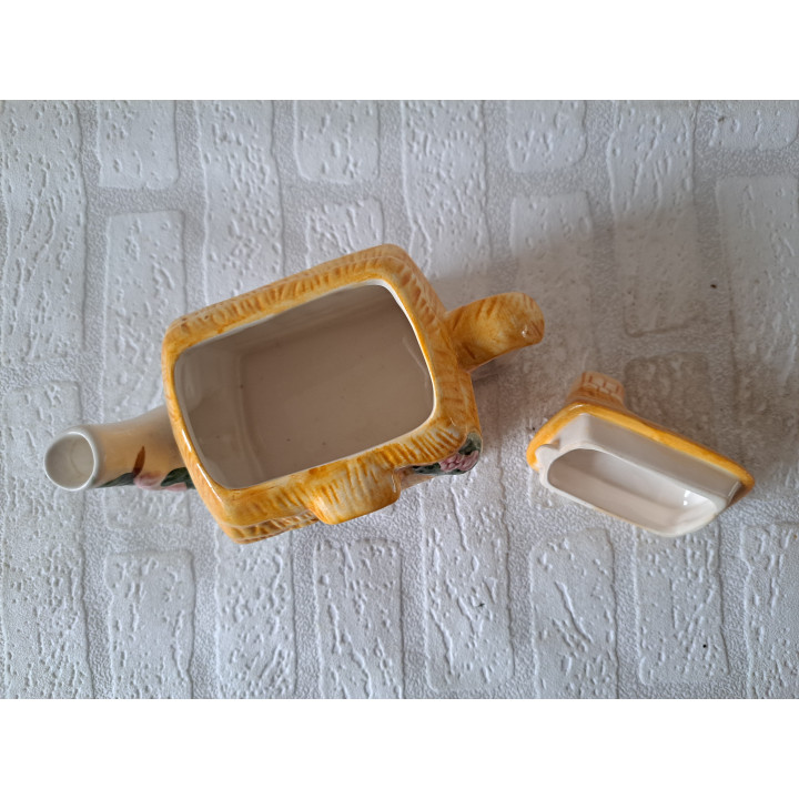 Theehuis theepotje, porselein 19.5x10x14.5cm - Verzamelobjecten