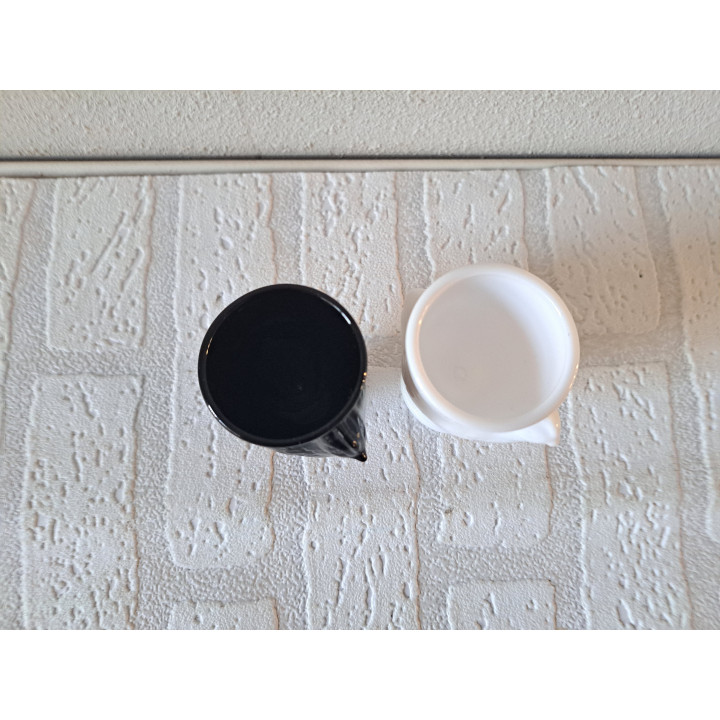 2 kip eierdopjes, glas D5x7cm - dierfiguren