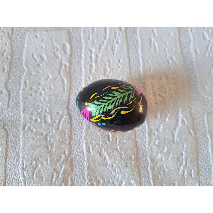 Handgeschilderde Oekraïense paasei, hout H5cm (a) - eieren