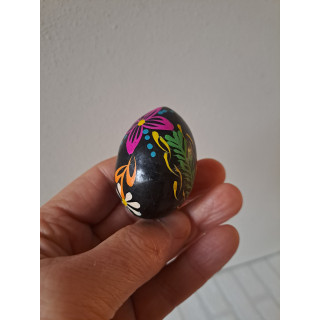 Handgeschilderde Oekraïense paasei, hout H5cm (a)