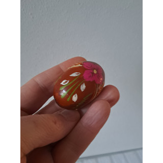 Handgeschilderde Oekraïense paasei, hout H5cm (b)