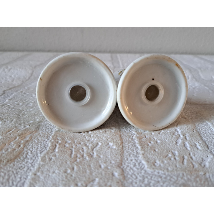 Lotus Corniculatus peper en zoutstel, porselein D7xH7cm - peper en zoutstellen