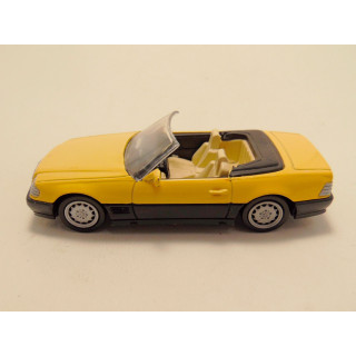 Mercedes 600 SL Cabrio 1992 Newray 1:43 geel