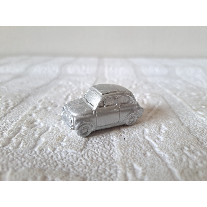 Fiat 500 1975, 4.5x2x2cm keramiek - modelauto