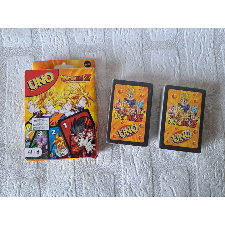 Dragonball Z Themed UNO Card Game Compact 9x14.5cm