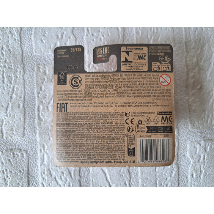 Fiat 500X 2016, Matchbox 2025-035 - modelauto