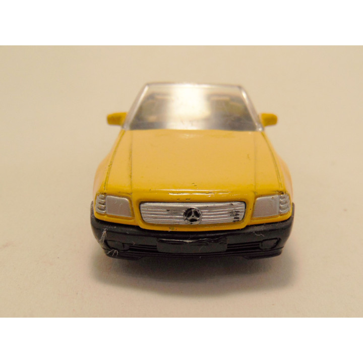 Mercedes 600 SL Cabrio 1992 Newray 1:43 geel
