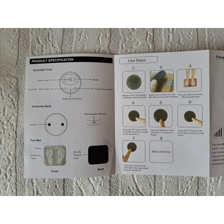 EMS voetmassageapparaat voor bloedcirculatie - ems