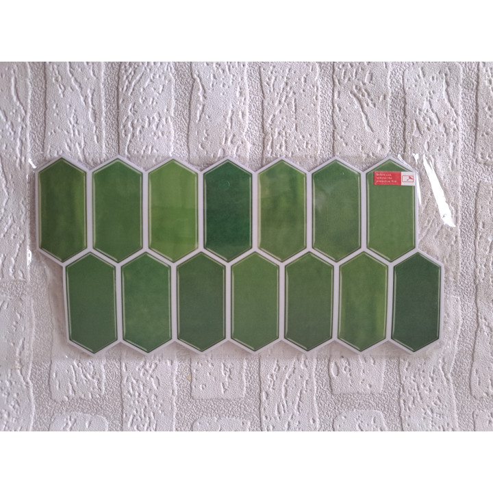 72 zelfklevende 2D PVC wandtegels, 30x15cm - wandtegels