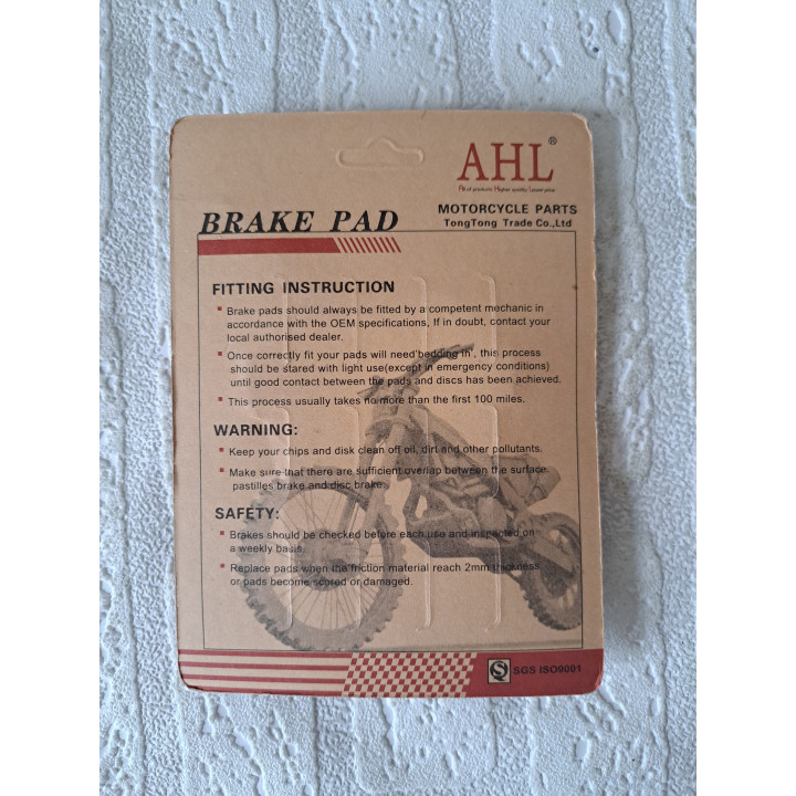 Suzuki remblokken, AHL ao-14 X001AUPIDB - remblokken