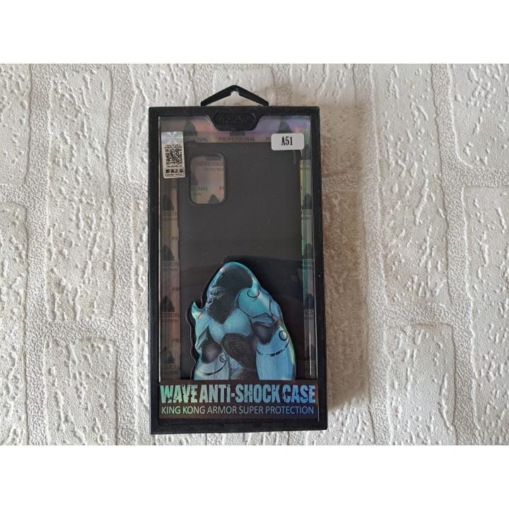 Samsung Galaxy A51 Anti-Shock beschermhoes, Wave - hoesjes