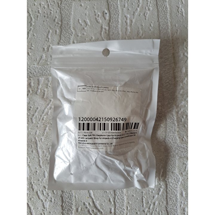 Transparant TPU Hoesje AirPods 4 3 2 1 Pro 2