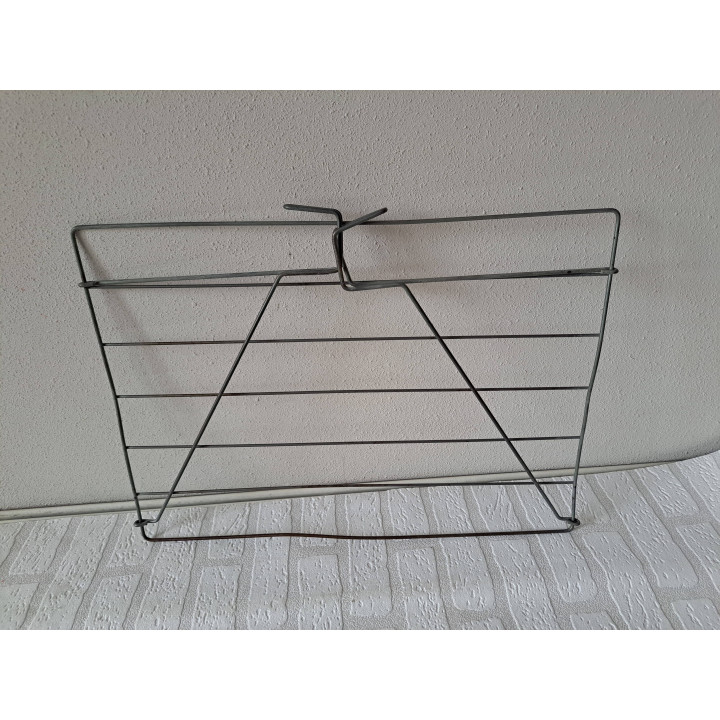 Vintage 1960s Metal Hanging Drying Rack Retro 50x36cm