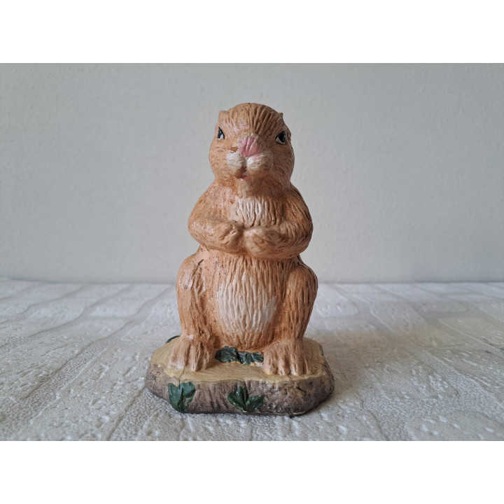 Grote eekhoorn, aardewerk 12x10x14cm - dierfiguren