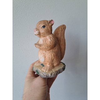 Grote eekhoorn, aardewerk 12x10x14cm
