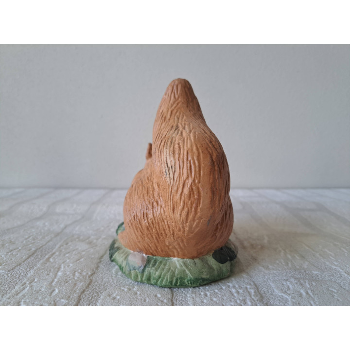 Large Squirrel Pottery Figurine Decorative 16x10x14cm