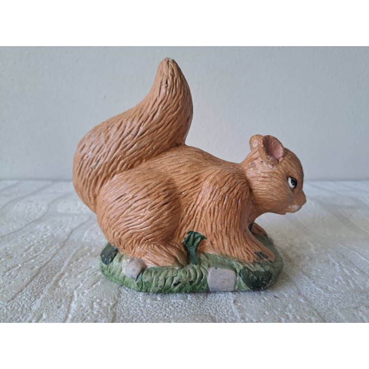 Grote eekhoorn, aardewerk 16x10x14.5cm - dierfiguren