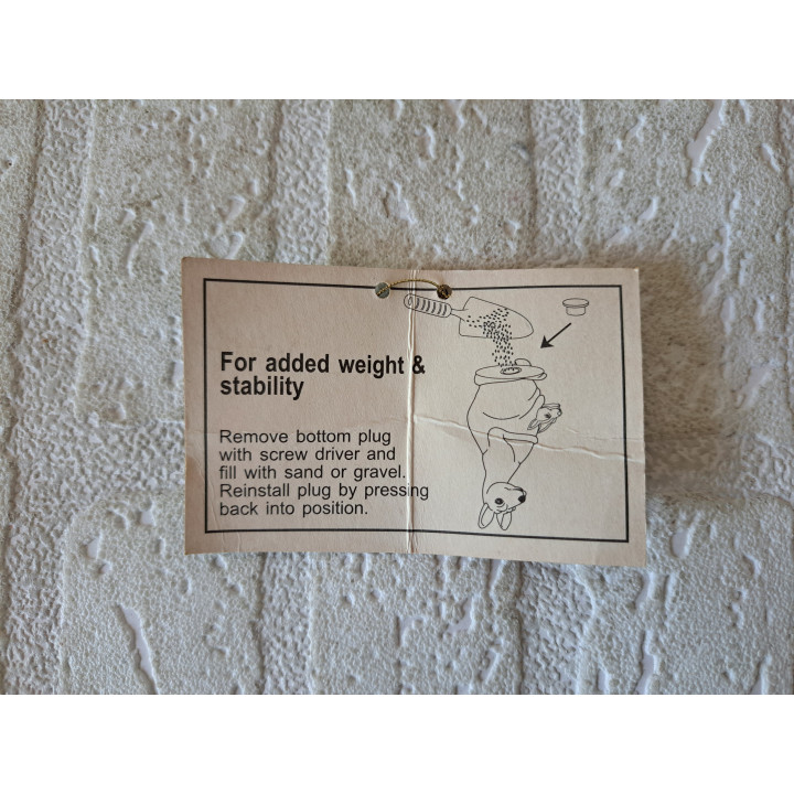 Kangoeroe met jong voor in de tuin, hard rubber 9x10x17cm - dierfiguren