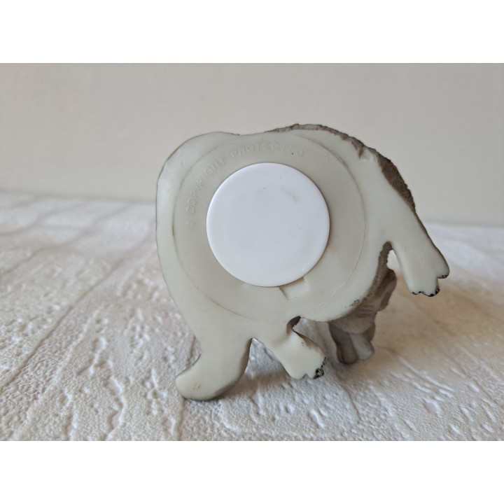 Kangoeroe met jong voor in de tuin, hard rubber 9x10x17cm - dierfiguren