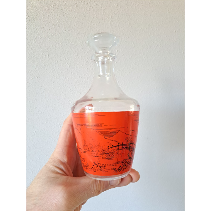 Luminarc Franse karaf met glazen, glas D8.5xH17.5cm- Verzamelobjecten