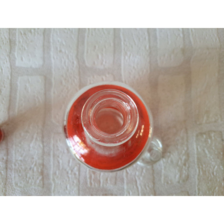 Luminarc Franse karaf met glazen, glas D8.5xH17.5cm- Verzamelobjecten