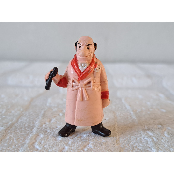 Roberto Rastapopoulos, Kuifje 1973, kunststof 3x1.5x4.5cm - Kuifje