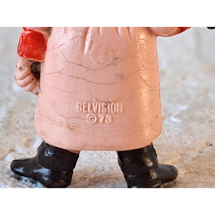 Roberto Rastapopoulos, Kuifje 1973, kunststof 3x1.5x4.5cm - Kuifje