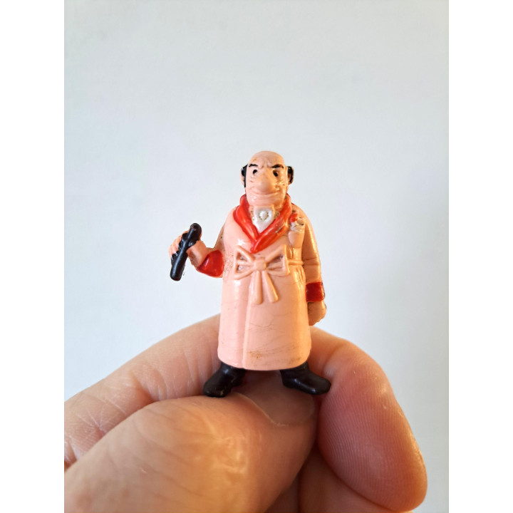 Roberto Rastapopoulos, Kuifje 1973, kunststof 3x1.5x4.5cm