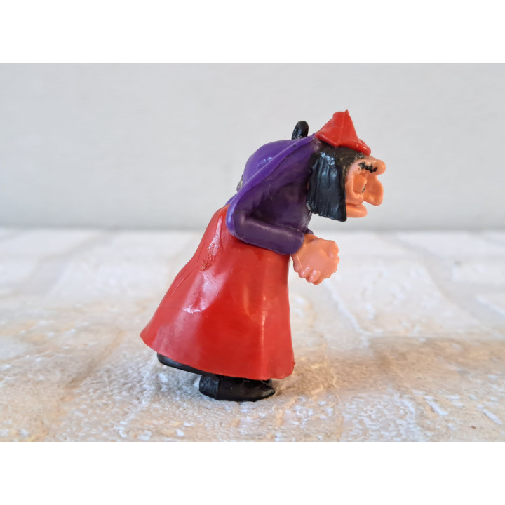 Eucalypta, Paulus de Boskabouter 1967, hard rubber 3x4x5.5cm - Kuifje