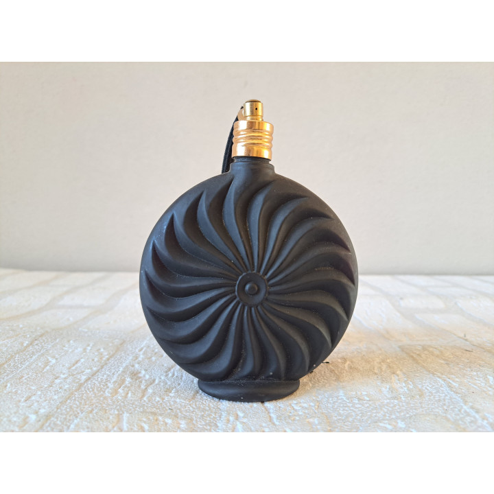 Parfumfles met verstuiver jaren 70, glas 10x6x14cm - Parfumflessen