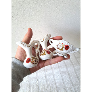 Melkkannetje - suikerpotje, Le Cottage Rose set, porselein