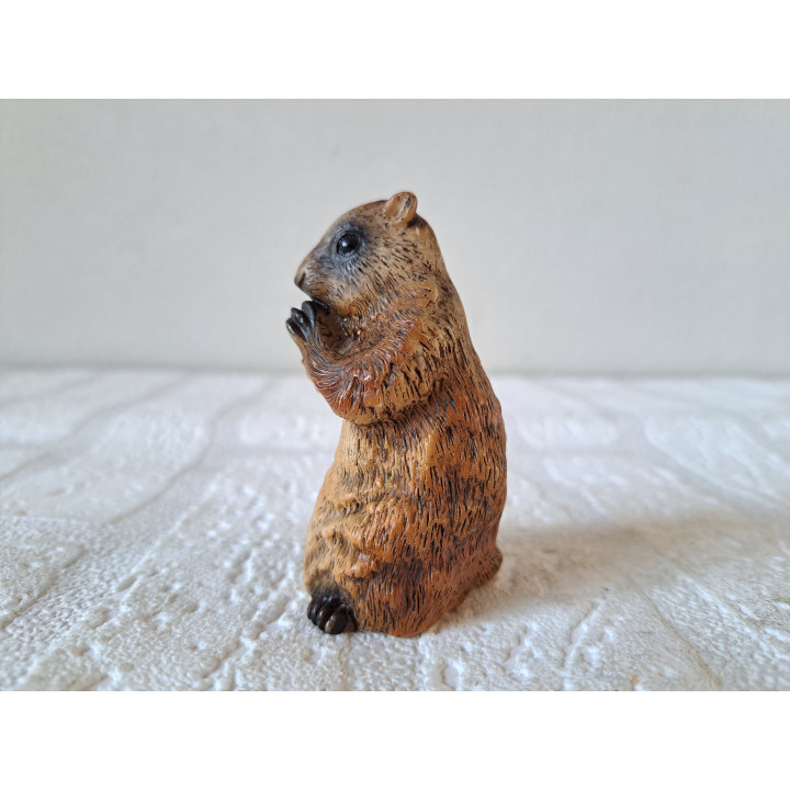 Marmot, Faro Italie, kunsthars 3.5x4x7cm - Faro Italie beeldjes