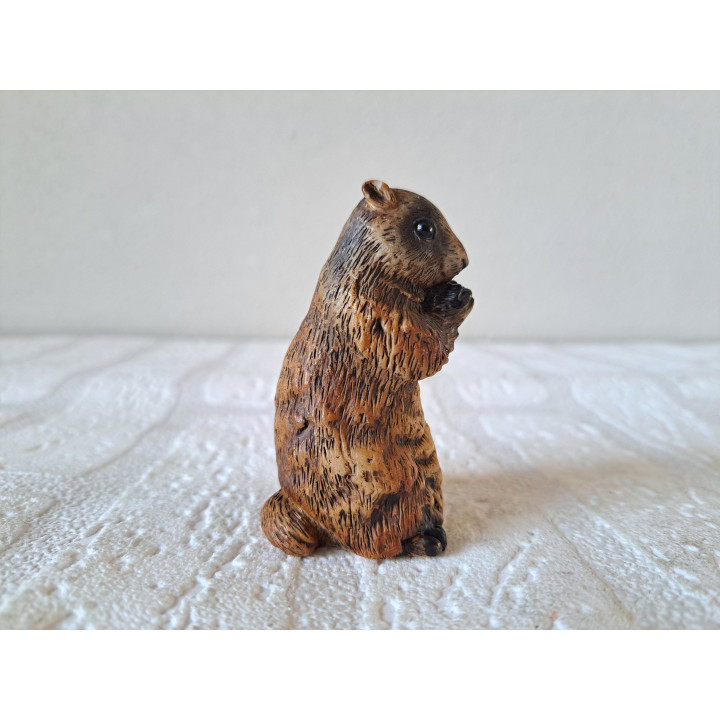 Marmot, Faro Italie, kunsthars 3.5x4x7cm - Faro Italie beeldjes