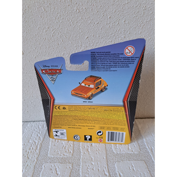 Grem Grimm Cars 2 Disney Pixar 14x4x16cm ONGEOPEND - Pixar film