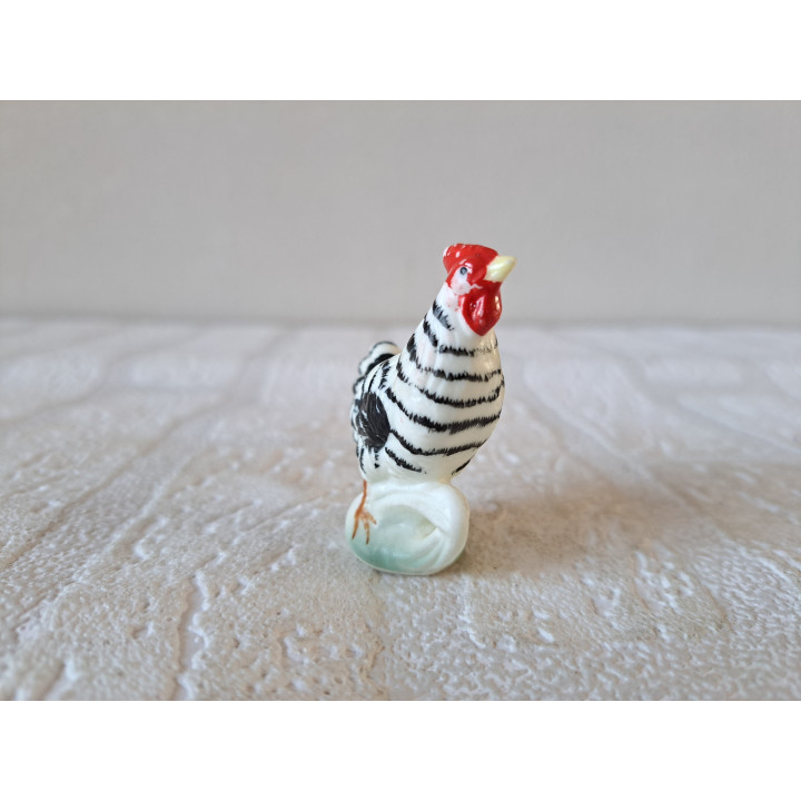 Kip van Bona China Japan porselein, 4x2x5.5cm - dierfiguren