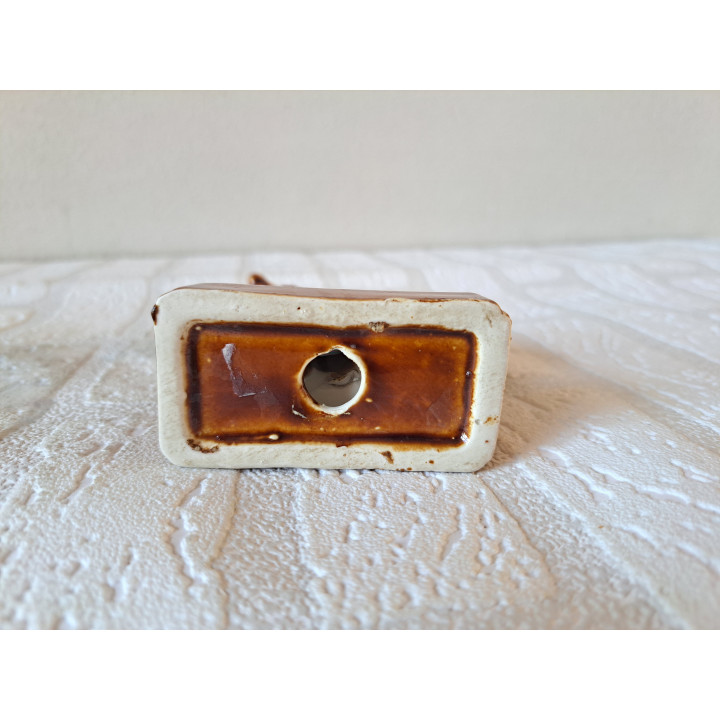 Bruin paard van porselein, 10x4x13.5cm - dierfiguren