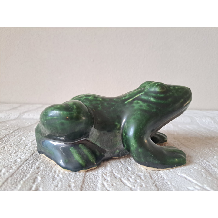 Large Frog Ceramic Figurine 17x12x8cm - Decor
