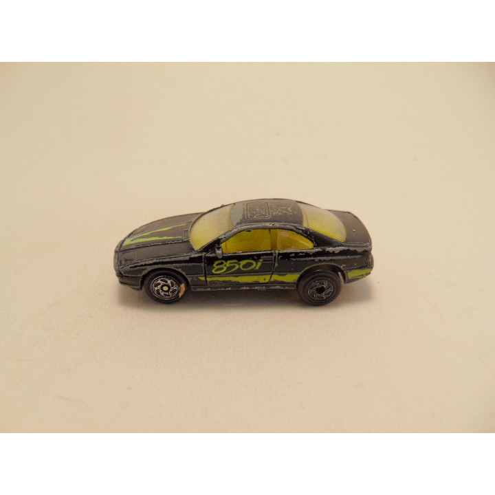 Bmw 850i 1:62 Matchbox zwart