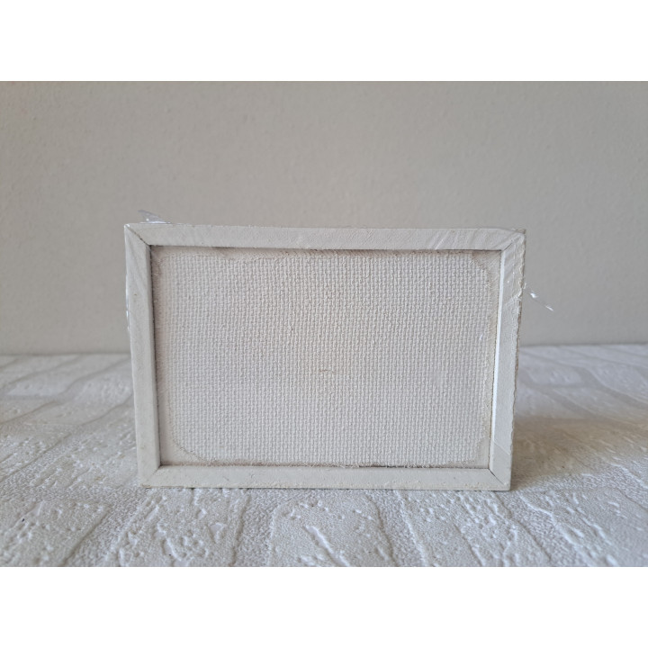 Money Bank Large Families Glass Wood 16x3.5x11.5cm