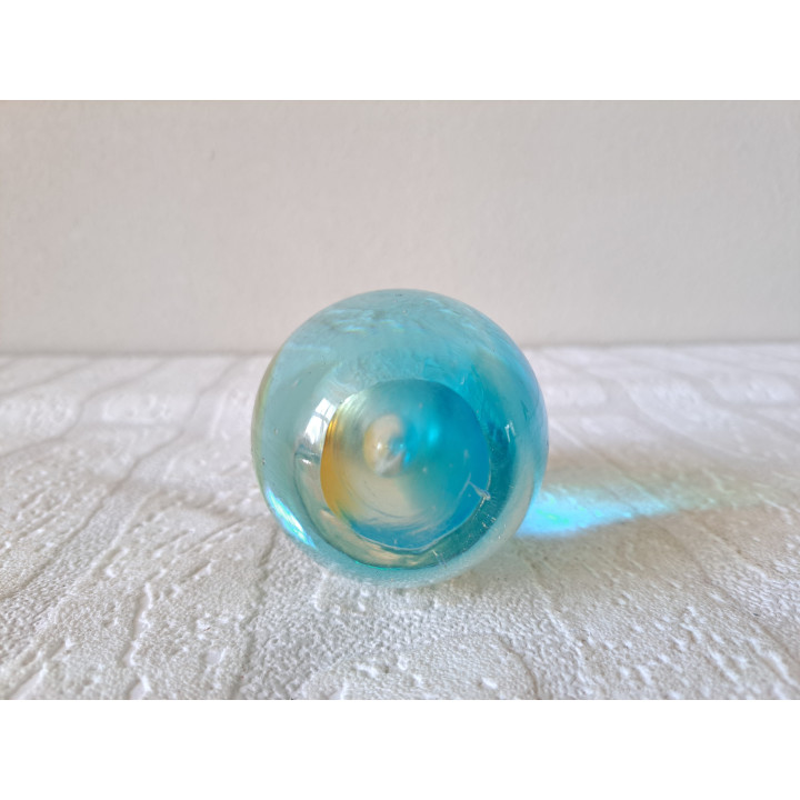 Presse-papier druppel van massief glas, D7xH12cm (a2) - glas