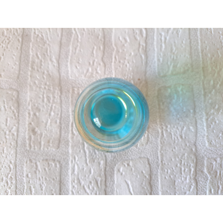 Presse-papier druppel van massief glas, D7xH12cm (a2) - glas