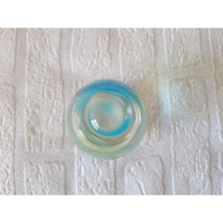 Presse-papier druppel van massief glas, D7xH10cm (a3) - glas