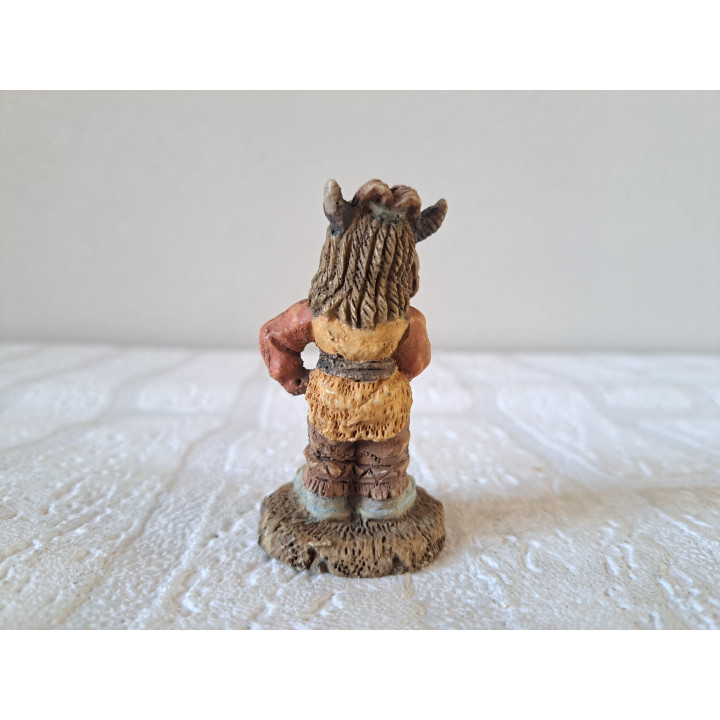 Inheemse Amerikaanse jongen, kunsthars D4xH7cm - beeldjes