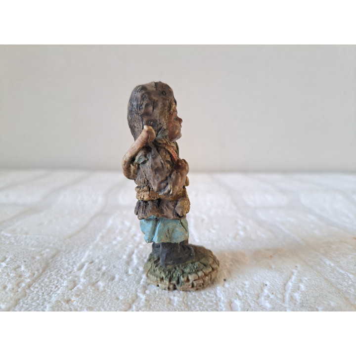 Inheemse Amerikaanse meisje, kunsthars D3xH7cm - beeldjes